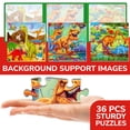 thumbnail image 4 of Quokka Magnetic Puzzles for Toddlers 3 + - Travel Magnetic Game for Kids Ages 3-5 with 30+Pcs Dino, 4 of 6