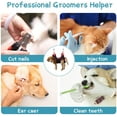 thumbnail image 5 of Juego de 10 piezas de arnés de hamaca para el cuidado de mascotas con cortaúñas, lima de uñas, peine, hamaca de sujeción transpirable para perros, arnés de aseo para perros y gatos, ayuda para cortar, 5 of 5