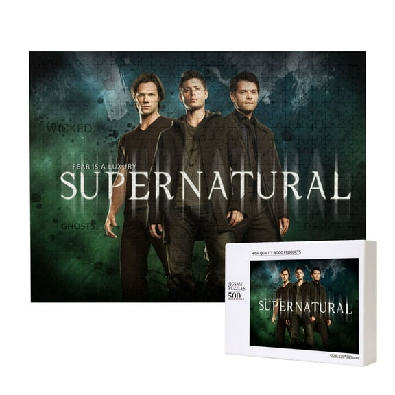 Jigsaw Puzzle 500 Pieces, Supernatural Wooden Puzzle Picture Decorations Toys for Teens Adults