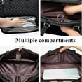 thumbnail image 3 of Packuum 3 in 1 Tote Bag, 2 In 1 Tote Bag Lunch Bag Combo, 15.6 Inch with Lunch Compartment, Laptop With Insulated Lunch Compartment (Black), 3 of 7