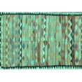 thumbnail image 1 of Ahgly Company Machine Washable Indoor Rectangle Oriental Turquoise Blue Traditional Area Rugs, 8' x 10', 1 of 4