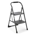 thumbnail image 1 of Step Stool for Adults,2 Step Ladder Folding 330lbs Anti Slip Step Stool,Foldable Ergonomic 2 Steel Stool with Wide Pedal for Home, Kitchen, Office (Gray), 1 of 4