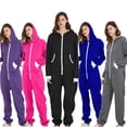 thumbnail image 2 of Monos de dormir ZYN unisex Con capucha y bolsillos pijamas sólidos, 2 of 6