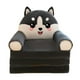 thumbnail image 1 of Sofá cama plegable con forma de animal, sillón convertible, suave y plegable, sillón cama convertible para dormitorio de jardín de infantes, 1 of 8