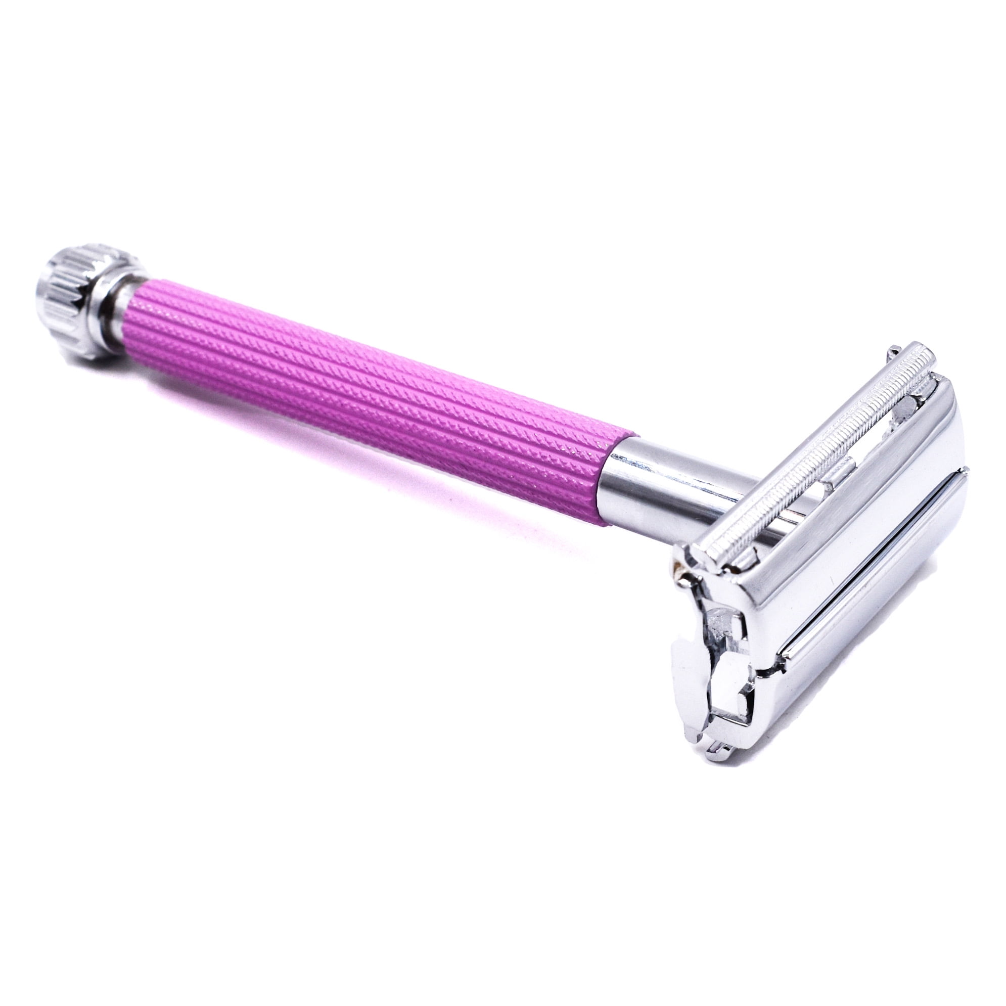Parker 29L Women's Double Edge Butterfly Open Safety Razor (Lavender) & 5 Blades