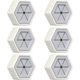thumbnail image 1 of 6 ganchos adhesivos para toallas de té, ganchos para toallas de cocina, ganchos para toallas de cocina, ventosas, soportes para toallas de cocina, ventosas autoadhesivas sin taladrar para armario de TUNC Sencillez, 1 of 5