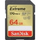 thumbnail image 1 of Tarjeta SD 64GB Sandisk Extremo Graba 4K SDSDXV2-064G-GNCIN SanDisk SDSDXV2-064G-GNCIN, 1 of 3