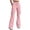 05# Pink, variant on Ihhxva Women's Slim Fit Cargo Pants Elastic Waist Multi-Pockets Yoga Stretch Summer Casual S-2XL
