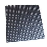 Buffalo Tools 3 x 3 Foot Interlocking Rubber Mats - 4 Pack