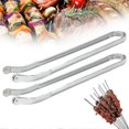 thumbnail image 2 of Bbq Sausage Turning Tongs, Bbq Sausage Grill Tongs, Bbq Sausage Stuffer Tongs, Long Handle Kitchen Tongs For Turning D, 2 of 5