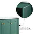 thumbnail image 4 of 48"Bathroom Vanity, Bathroom Storage Cabinet with 4 Soft close doors and 2 drawers, Freestanding Bathroom Vanities with Sink, Green, 4 of 9