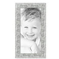 thumbnail image 2 of ArtToFrames 15" x 32" Platinum Baroque Luxe Picture Frame, 15x32 inch Silver Wood Poster Frame (WOM-5265),  Pack, 2 of 7