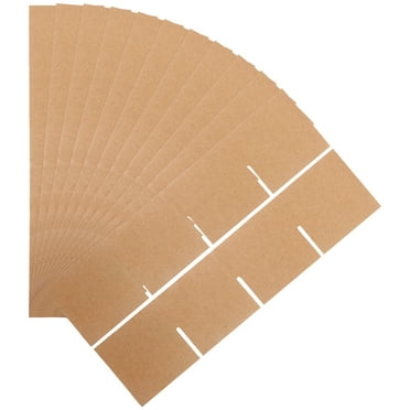 AURARMLET Packing Boxes For Glassware Cardboard Dividers Khaki Reusable Shock Resistant 1 Set
