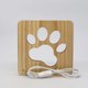 thumbnail image 5 of Creative Dog Paw 3D Christmas Wood Carving LED Night Light Warmwhite Color Lights USB Power Home Decor Lámpara de escritorio Lámpara de mesa para niños Baby Gift, 5 of 5