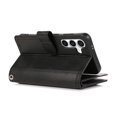 thumbnail image 5 of Compatible with Samsung Galaxy S25 Wallet Case with Credit Card Holder, Flip Folio Book PU Leather Vintage Phone Case Shockproof Multifunctional Cover Women Men for Galaxy S25, Black, 5 of 7