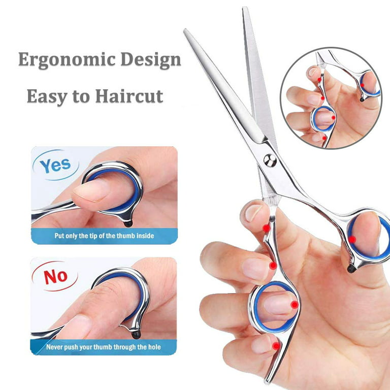 Gpoty Hair Cutting Scissors Set, 12Pcs Professional Haircut