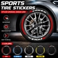 1Set 3D Car Tire Waterproof Universal Stickers,Wheel Sidewall Decals ...
