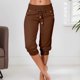thumbnail image 1 of WILLBEST Pantalones Casuales de Cintura Alta con Cordón y Bolsillos para Mujer: Ideales para Uso Diario. Diseño Elegante para Primavera y Verano. Conjuntos Cómodos y Relajados. Grande, 1 of 5