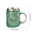 thumbnail image 3 of Science Fiction Cups Movie Memorabilia Stainless Steel Mugs Futuristic Design Style Perfect for Gifting, Tech Conference Decor, Bar Collection, Sci-Fi Fans, Alien Themes, Space Exploration,, 3 of 5
