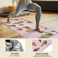 thumbnail image 4 of Colorful Funny Dachshund Hot Yoga Mat Towel Non Slip for Hot Yoga - Quick-Drying Yoga Mat Cover with 4 Corner Pockets with Travel Bag - Hot Yoga Towel Non Slip Grip Moisture Wicking Sweat 70"x26", 4 of 6
