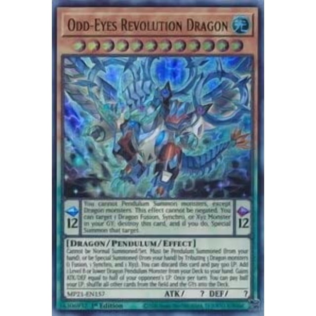 Yu-Gi-Oh! Odd-Eyes Revolution Dragon MP21-EN157 Ultra Rara