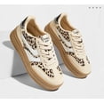thumbnail image 4 of LUCKY STEP Classic Platform Sneakers Fashion Retro Casual Shoes,Leopard/Beige,Womens, 4 of 6