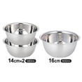 thumbnail image 3 of XIAXAIXU Stainless Steel Mixing Bowl Set with Nesting Bowls (3 Piece), 3 of 5