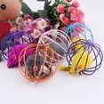 thumbnail image 1 of Trayknick Creative Faux Mouse Rat in Cage Ball Pet Cat Fun Gift Play Playing Catch Toy, 1 of 9