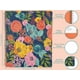 thumbnail image 4 of Steel Mill & Co Lindo Cuaderno De Espiral Grande Con Rayas Universitarias, 11 X 9,5 Pulgadas, Tapa Dura Duradera Y 160 Páginas Rayadas, Flores De Jardín (Azul Marino), 4 of 5