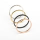 thumbnail image 5 of Anillo ultrafino de acero inoxidable de 1 mm con superficie de arco brillante para mujer, anillo de acero de titanio, anillo de cola fina, pulsera de unión, 5 of 5