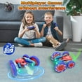thumbnail image 5 of Spider Remote Control Car - 2.4Ghz 4WD RC Stunt Car with 360° Rotation Displays 4 LED Texts, Spray Function, LED Lights, Rechargeable Battery, for Boys and Girls, 5 of 9