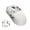 White, variant on Ultra-Lightweight Wireless Gaming Mouse with Decorative Stickers, 59g Tri-Mode Rechargeable Mouse, 1000Hz Polling Rate, Ergonomic Design for Gaming, Work, Laptop & PC, White
