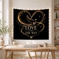 thumbnail image 5 of Locked in Love Heart Padlock Tapestry Wall Hanging, 5 of 7
