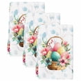 thumbnail image 2 of Easter Eggs Kitchen Towels Set of 3, Blue Floral Basket Leaves Rustic Botanical Absorbent Dish Towels for Kitchen, Microfiber Hand Towel, Quick Drying Tea Towel for Cleaning Decorative Dishcloths, 2 of 7