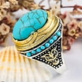 thumbnail image 3 of HOOUN 925 Silver Rings Women Turkish Handmade Ring Wedding Party Jewelry Size 6-10-#14-7, 3 of 4