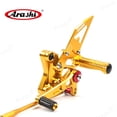 thumbnail image 5 of Arashi (Version 2.0) Rearsets for DUCATI 1098 / 1098 S / 1098 R 2007 - 2009 / 848 2008 - 2010 848 EVO 2011 - 2013 / 1198 / 1198 S / 1198 R 2010 2011 2012 Motorcycle Adjustable Footrests Foot Pegs Gold, 5 of 7