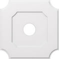 thumbnail image 1 of Ekena Millwork CMP34LE-07000 34 Po OD x 7 Po ID Carré Locke Architectural Grade PVC Contemporain Médaillon de Plafond, 1 of 1