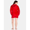 thumbnail image 4 of No Boundaries Women's Shorty Pajama Union Suit, Sizes XS-XXL, 4 of 6