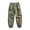Army Green, variant on asjyhkr Pants for Men Drawstring With Pocket Elastic Waist Loose Fitted Hiking Running Athletic Joggers