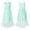 Mint Green, variant on DPOIS Kids Flower Girl Dress Floral Lace Wedding Junior Bridesmaid Dress Ball Gown Navy Blue 8
