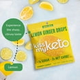 thumbnail image 3 of Kiss My Keto Gummies Candy – Low Carb Candy Lemon Ginger Drops, Keto Snack Pack – Healthy Candy Gummys – Vegan Candy, Keto Gummy Candy – Keto Candy Gummies (32-pack), 3 of 7