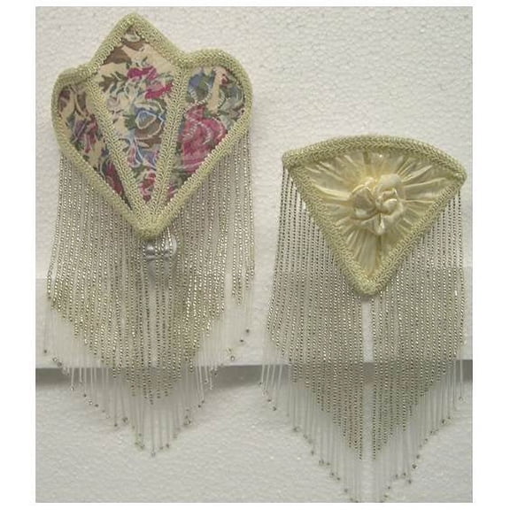 Fabric and Fringe Floral Night Light