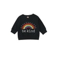 thumbnail image 1 of Mialoley Chandail pour Bébé, Imprimé Fleurs/arc-en-Ciel/ Lettres Col Rond Manches Longues Tenue d'Automne, 0-3 Ans, 1 of 8