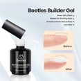 thumbnail image 4 of Set de gel para uñas Beetles Builder de 15 ml con capa superior y capa base, 4 of 7