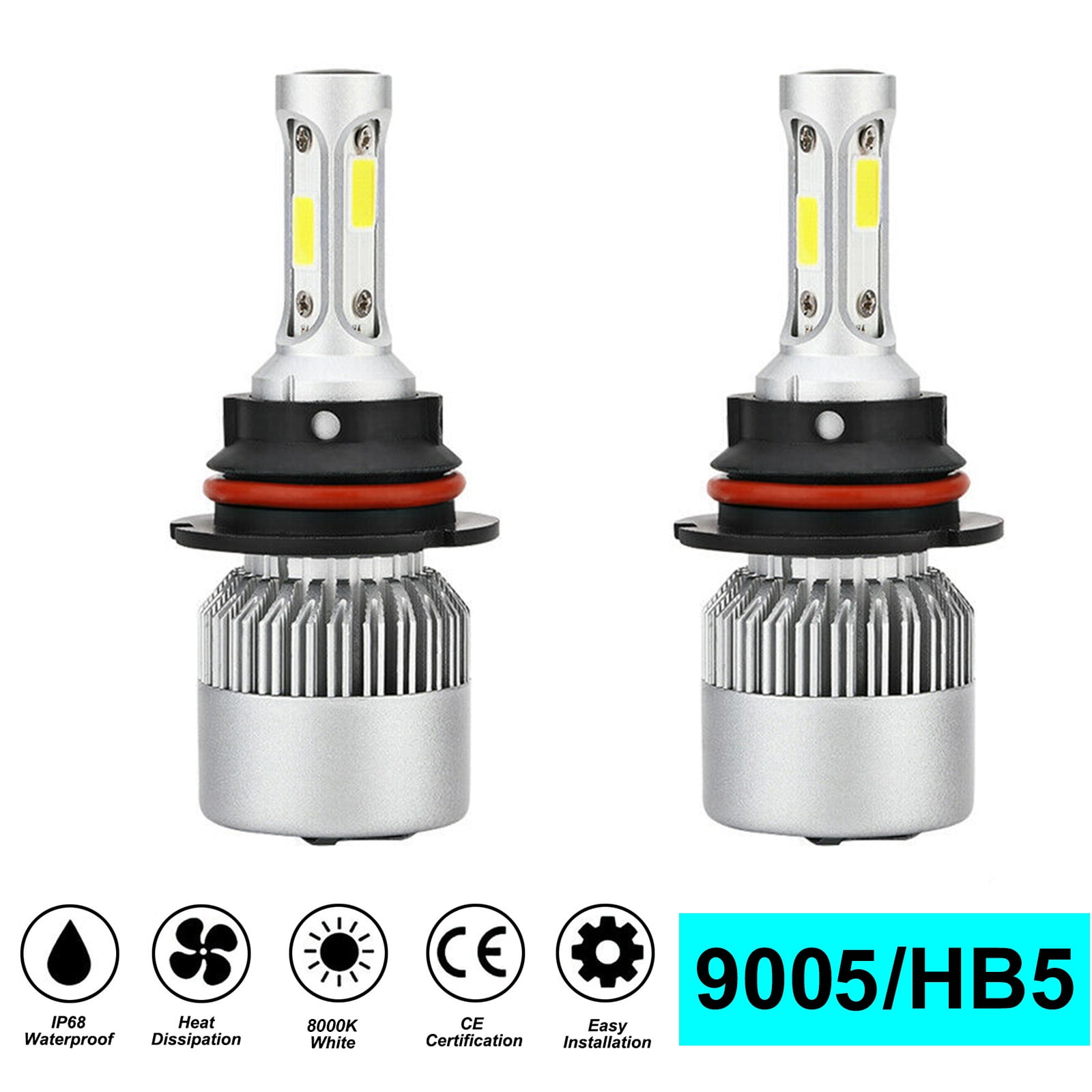 Motorcycle COB LED Headlight Blub COB Headlight Bulb White Light Headlight Bulb High Low Beam Xenon Bulb Lamp Accessory Motorcycle COB LED Headlight Blub COB Headlight Bulb White Light Headlight Bulb High Low Beam Xenon Bulb Lamp Accessory