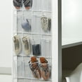 thumbnail image 4 of Mainstays 26-Pocket Clear PEVA Hanging Shoe Organizer for Closet Storage, 4 of 5