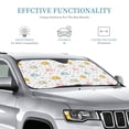 thumbnail image 3 of Fuzoiu Little Elephant Print Car Windshield Sunshade,Foldable Reflective Sun Visor,Windshield Sun Shade,UV Rays Sun Visor Shade,Auto Front Sun Shield Shade-Small, 3 of 8
