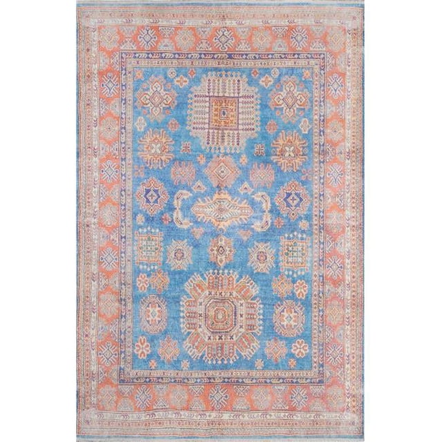 Momeni CHANDCHN-3BLU7696 7 ft. 6 in. x 9 ft. 6 in. Chand-3 Hand Knotted Rectangle Rug - Blue