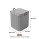thumbnail image 3 of Bolsa de almacenamiento de 140 l, organizador grande para mantas, ropa y edredones, plegable, con asa reforzada y cremalleras resistentes., 3 of 5