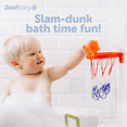thumbnail image 6 of Jool Baby Bath Time Sports Set for Toddler, Kids Bath Toys – Includes Basketball Hoop with 2 Basketballs & Soccer Net with 2 Soccer Balls, 6 of 9